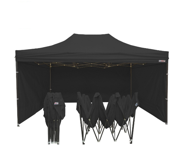 Barnum pliant 3m x 4,5m noir