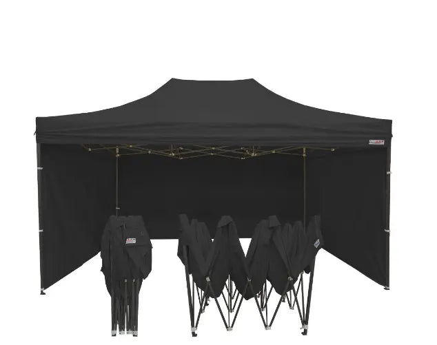 Barnum pliant 3m x 4,5m noir Avoslocs