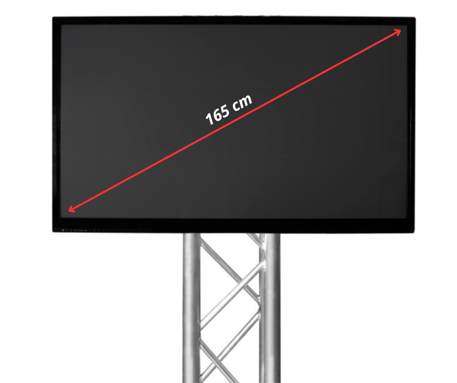 Grand écran 165 cm