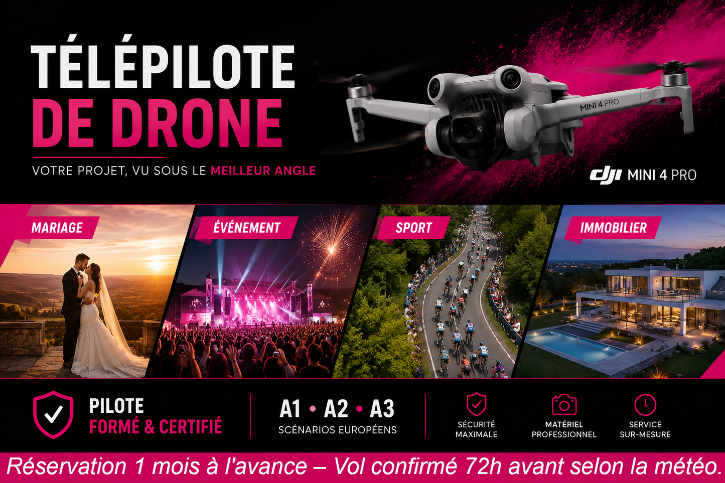 Prestation drone