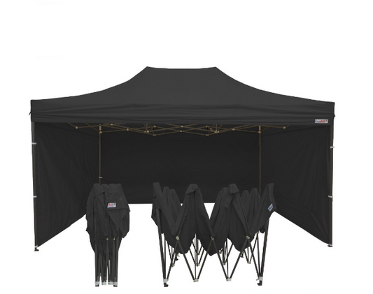 Barnum pliant 3m x 4,5m noir